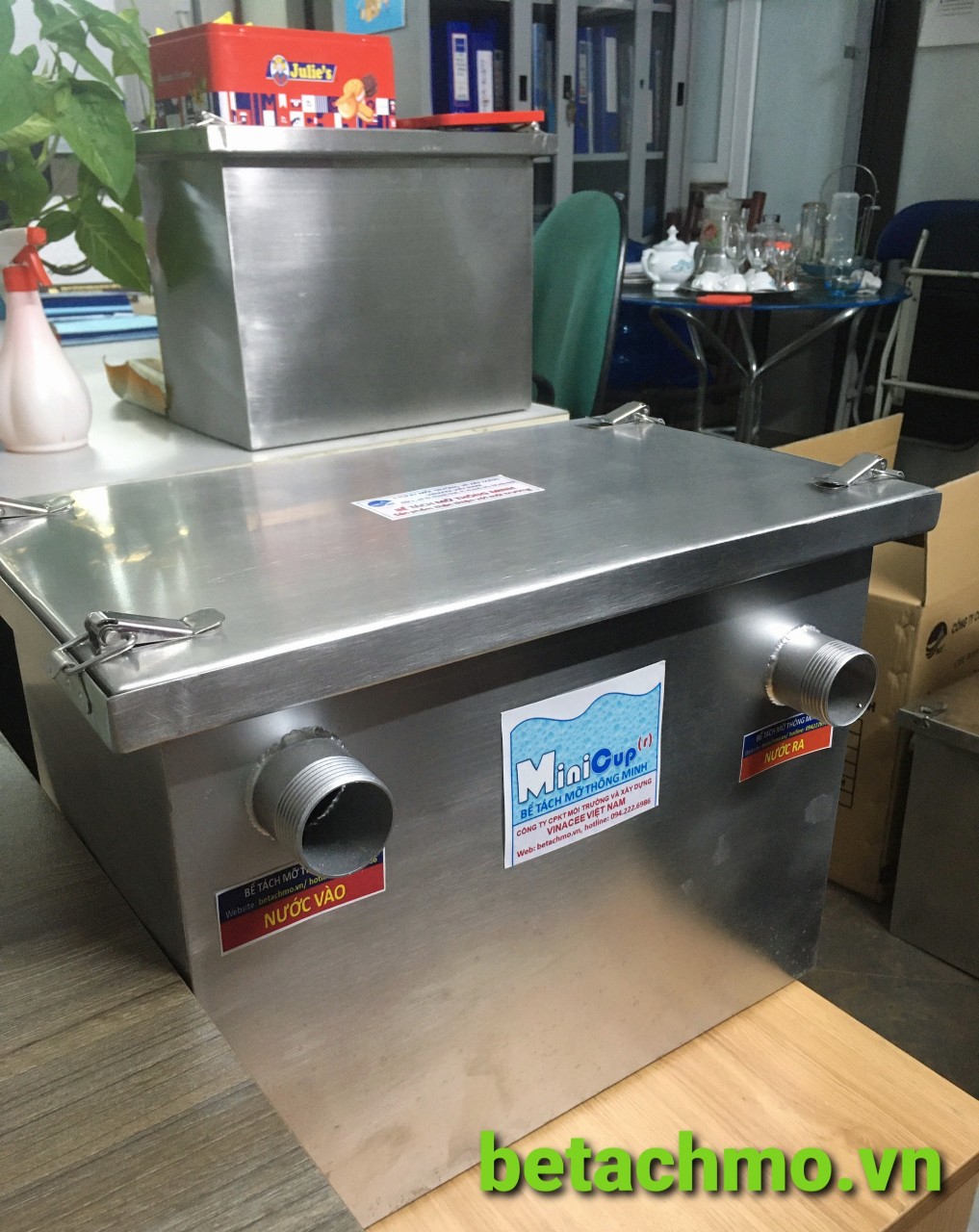  - Bể Tách Mỡ Vinacee VN Inox 304 Cao Cấp - Công Ty CP Kỹ Thuật Môi Trường Và Xây Dựng Vinacee Việt Nam